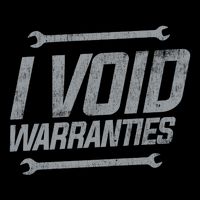 Funny MECHANICS I Void Warranties Wrench Garage Hoodie Cropped Pullover Crew