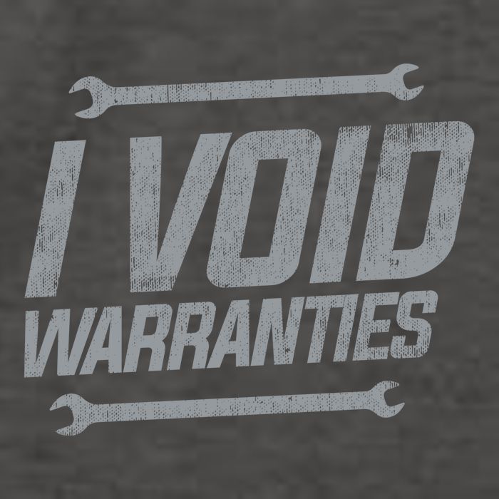 Funny MECHANICS I Void Warranties Wrench Garage Hoodie Vector Backpack
