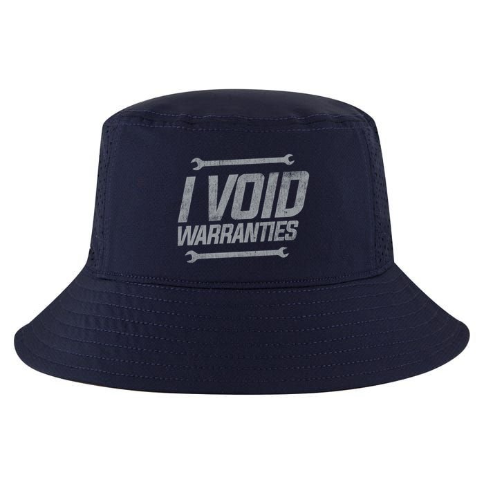 Funny MECHANICS I Void Warranties Wrench Garage Hoodie Cool Comfort Performance Bucket Hat