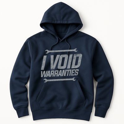 Funny MECHANICS I Void Warranties Wrench Garage Hoodie Hoodie