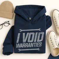 Funny MECHANICS I Void Warranties Wrench Garage Hoodie Hoodie