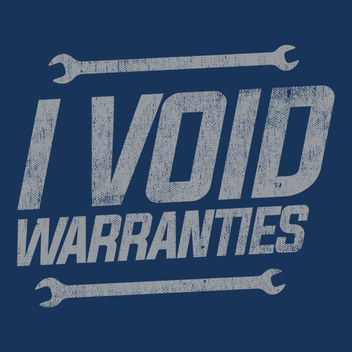 Funny MECHANICS I Void Warranties Wrench Garage Hoodie Sweatshirt