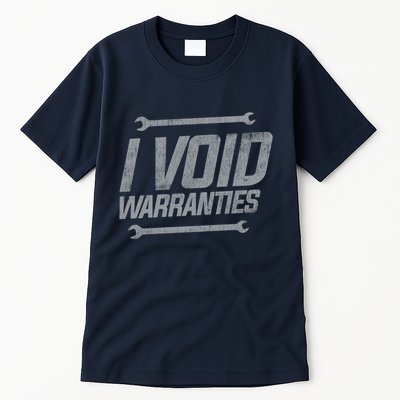 Funny MECHANICS I Void Warranties Wrench Garage Hoodie Tall T-Shirt