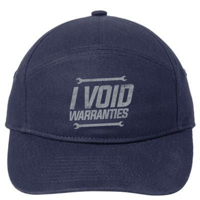 Funny MECHANICS I Void Warranties Wrench Garage Hoodie 7-Panel Snapback Hat