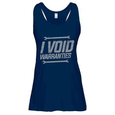 Funny MECHANICS I Void Warranties Wrench Garage Hoodie Ladies Essential Flowy Tank