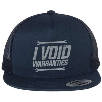 Funny MECHANICS I Void Warranties Wrench Garage Hoodie Flatbill Hat