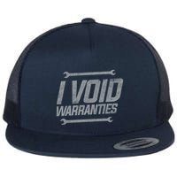 Funny MECHANICS I Void Warranties Wrench Garage Hoodie Flat Bill Trucker Hat