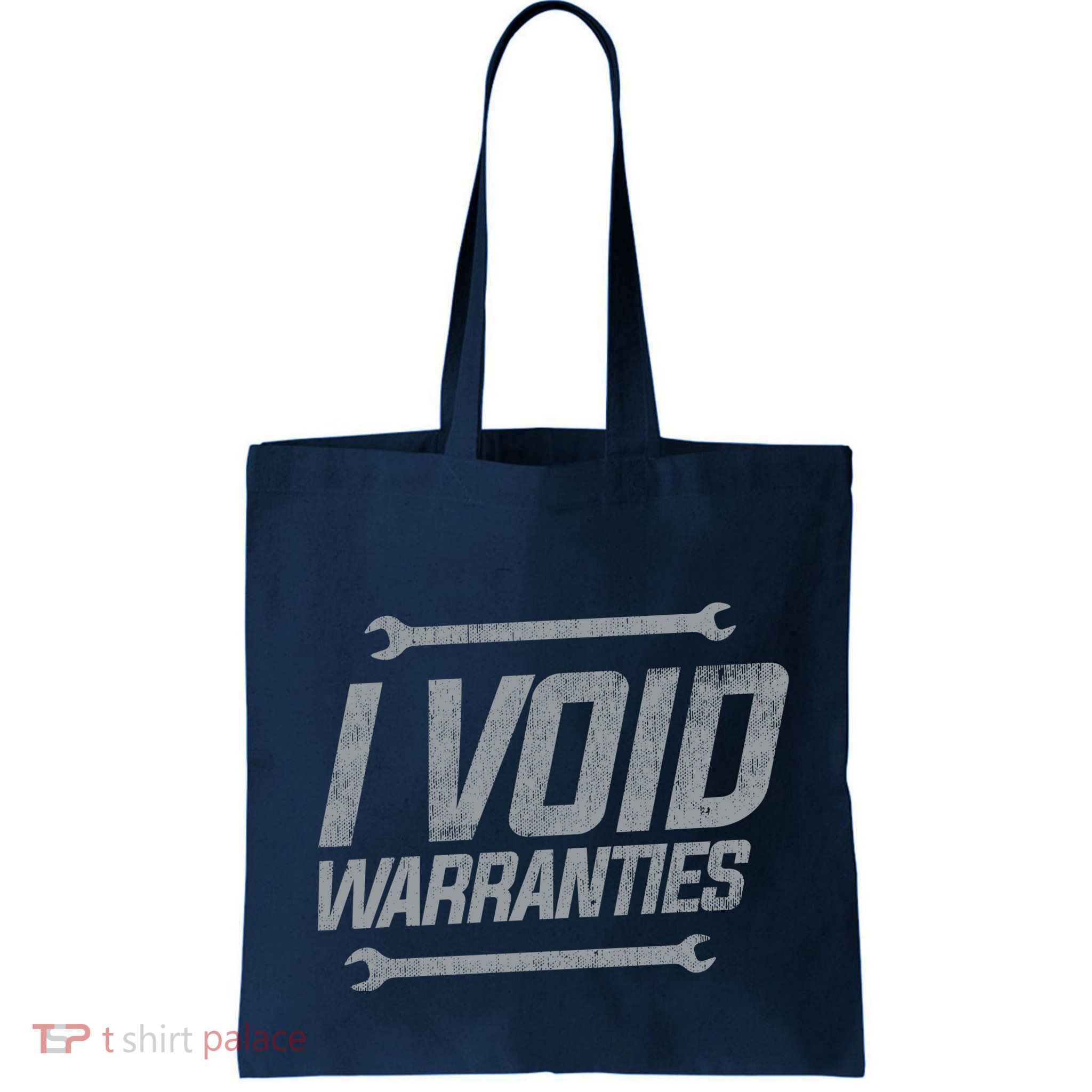 Funny MECHANICS I Void Warranties Wrench Garage Hoodie Bag