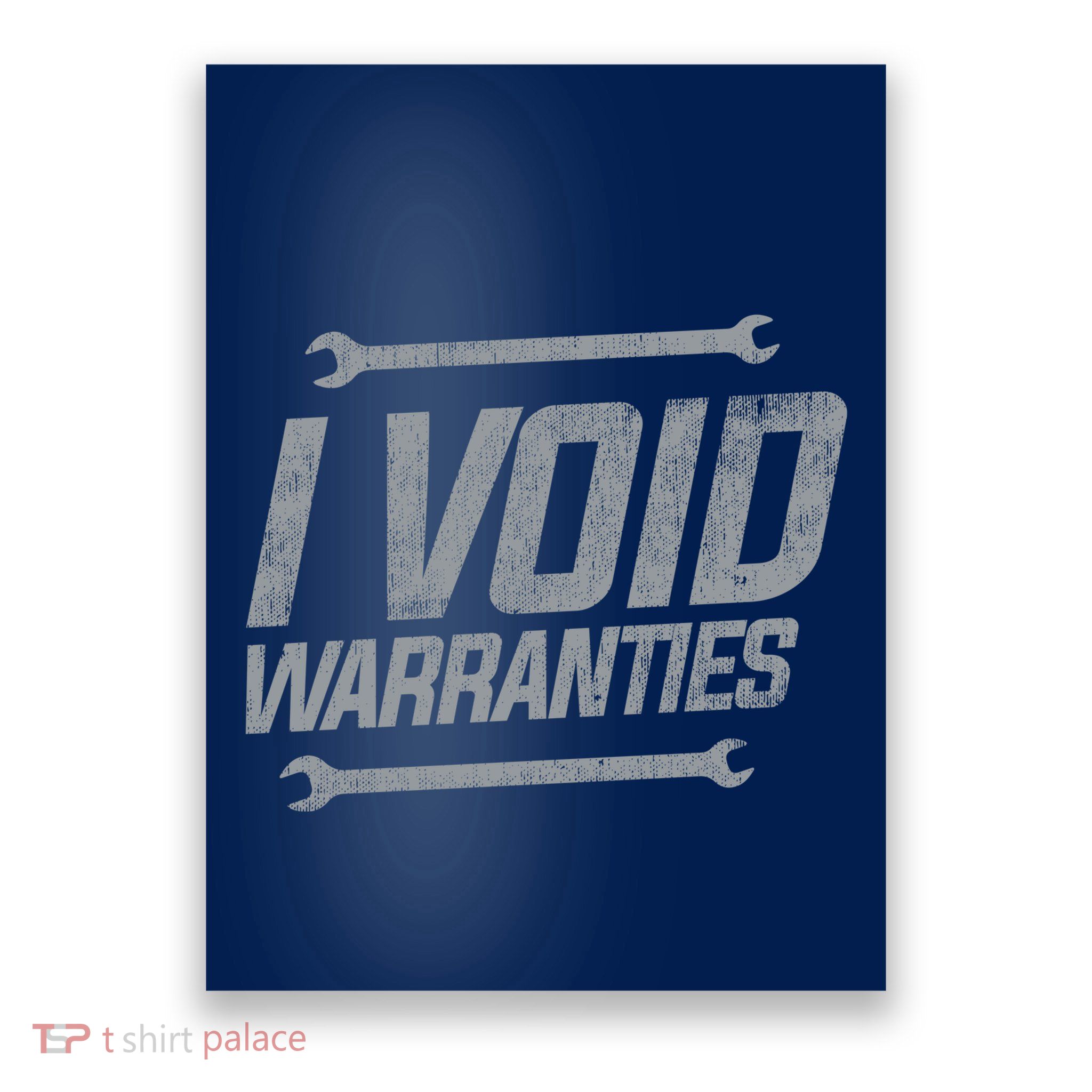 Funny MECHANICS I Void Warranties Wrench Garage Hoodie Poster