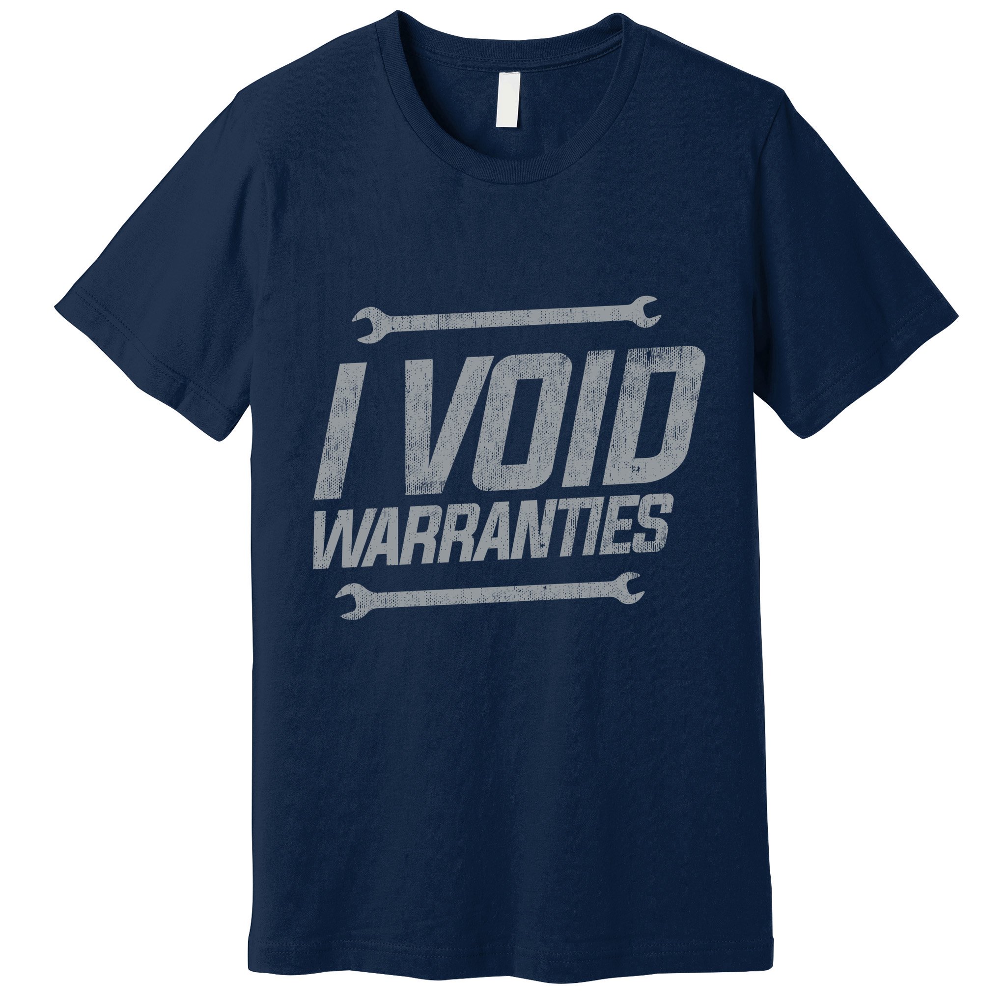 Funny MECHANICS I Void Warranties Wrench Garage Hoodie Premium T-Shirt