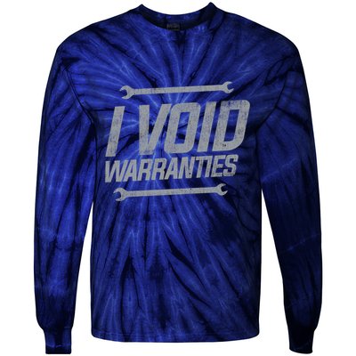 Funny MECHANICS I Void Warranties Wrench Garage Hoodie Tie-Dye Long Sleeve Shirt
