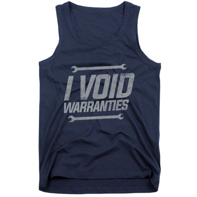 Funny MECHANICS I Void Warranties Wrench Garage Hoodie Tank Top