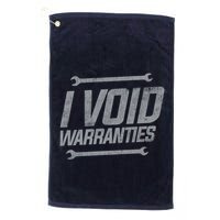 Funny MECHANICS I Void Warranties Wrench Garage Hoodie Golf Towel