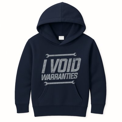 Funny MECHANICS I Void Warranties Wrench Garage Hoodie Kids Hoodie