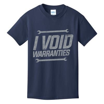 Funny MECHANICS I Void Warranties Wrench Garage Hoodie Kids T-Shirt