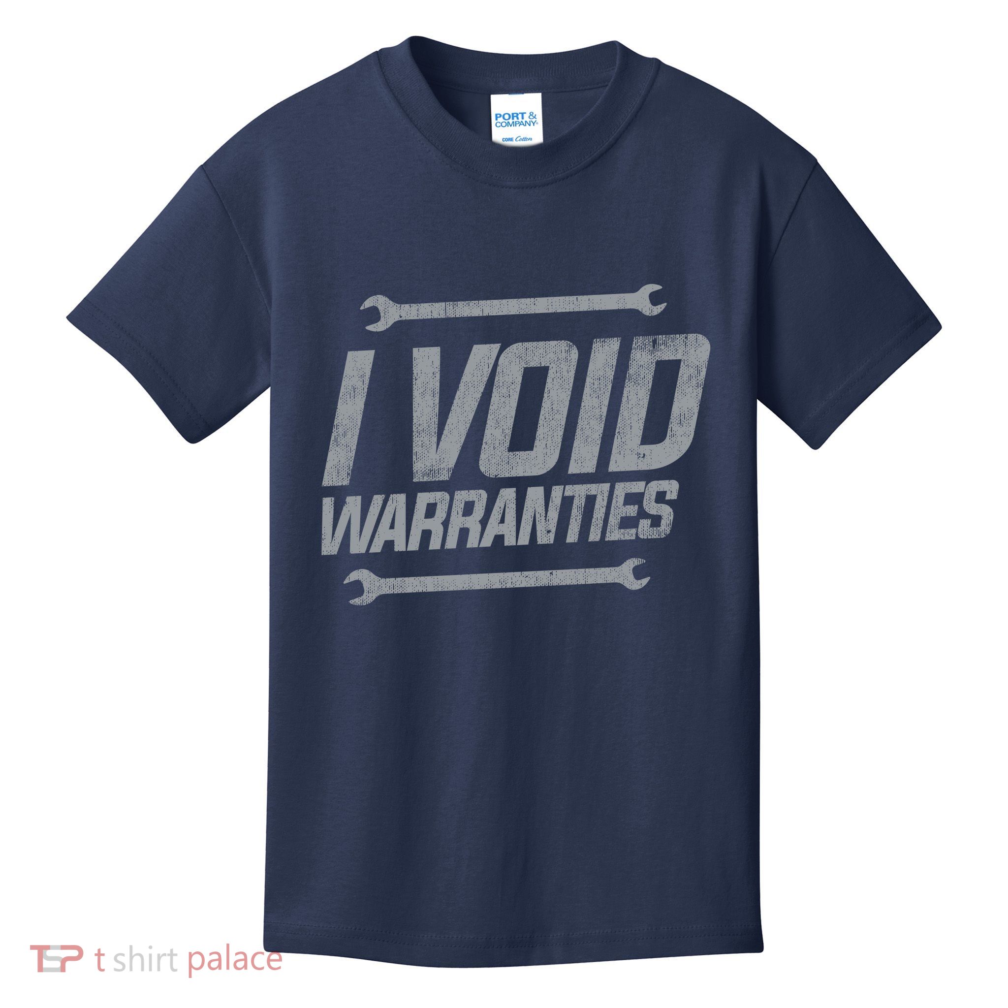 Funny MECHANICS I Void Warranties Wrench Garage Hoodie Kids T-Shirt