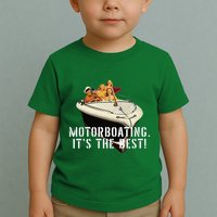 Funny Motorboating Its The Best Toddler T-Shirt