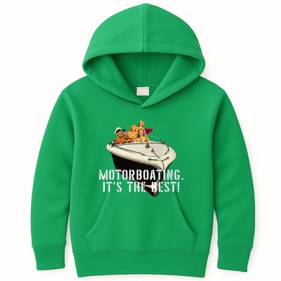 Funny Motorboating Its The Best Kids Hoodie