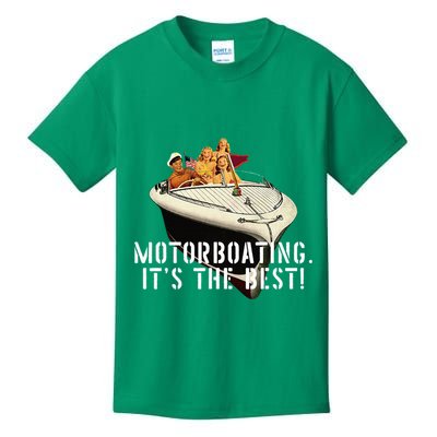 Funny Motorboating Its The Best Kids T-Shirt