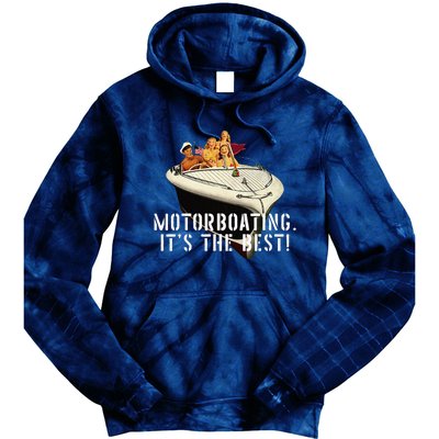 Funny Motorboating Its The Best Tie Dye Hoodie