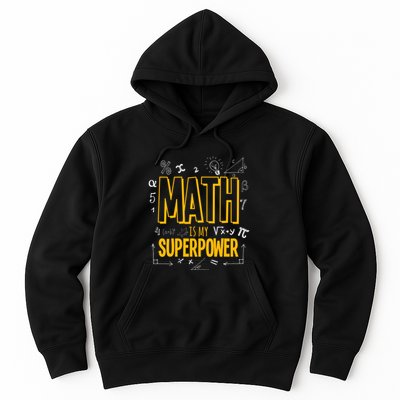 Funny Math Is My Superpower Algebra Lover Steam Gift Hoodie