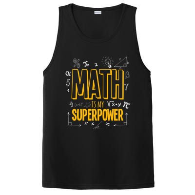 Funny Math Is My Superpower Algebra Lover Steam Gift PosiCharge Competitor Tank