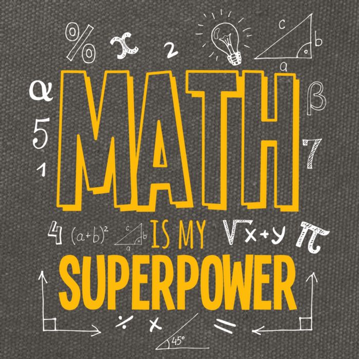 Funny Math Is My Superpower Algebra Lover Steam Gift Cotton Canvas Backpack