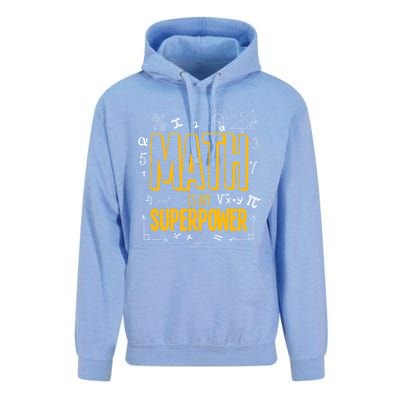 Funny Math Is My Superpower Algebra Lover Steam Gift Unisex Surf Hoodie