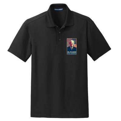 Funny Meme I Am Joe Biden And I Forgot This Message Gift Dry Zone Grid Polo