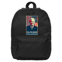 Funny Meme I Am Joe Biden And I Forgot This Message Gift 16 in Basic Backpack