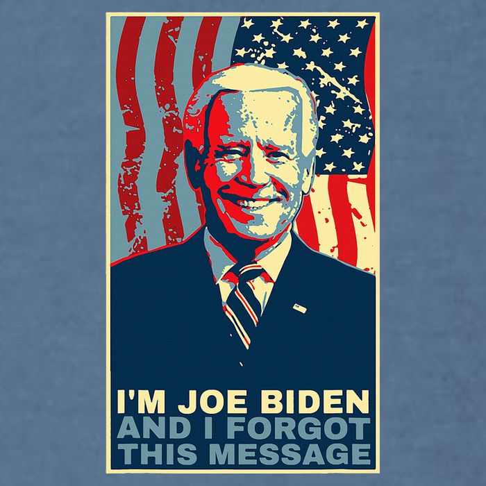 Funny Meme I Am Joe Biden And I Forgot This Message Gift Garment-Dyed Sweatshirt