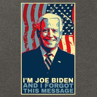 Funny Meme I Am Joe Biden And I Forgot This Message Gift Cotton Canvas Backpack