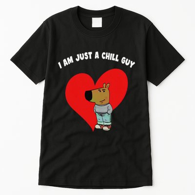 Funny Meme IM Just A Chill Guy Valentine Couple Tall T-Shirt