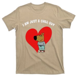 Funny Meme IM Just A Chill Guy Valentine Couple T-Shirt