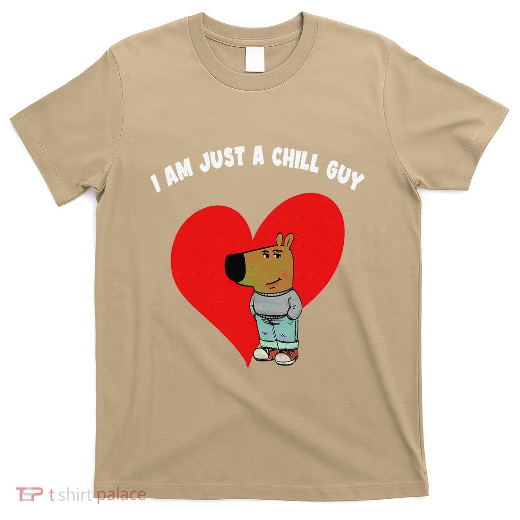 Funny Meme IM Just A Chill Guy Valentine Couple T-Shirt