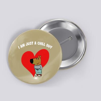 Funny Meme IM Just A Chill Guy Valentine Couple Button