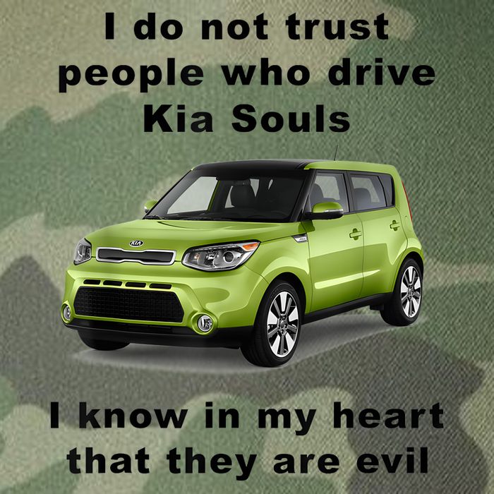 Funny Meme I Do Not Trust People Who Drive Kia Souls Joke Legacy Tie Dye Trucker Hat