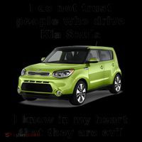 Funny Meme I Do Not Trust People Who Drive Kia Souls Joke 7-Panel Snapback Hat