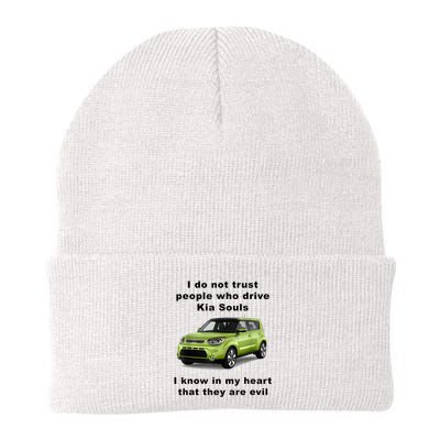 Funny Meme I Do Not Trust People Who Drive Kia Souls Joke Beanie