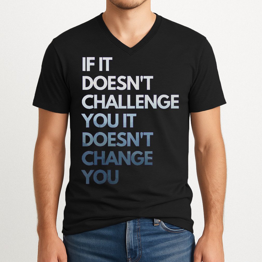 Fitness Motivation Inspirational Quote Fitness V-Neck T-Shirt