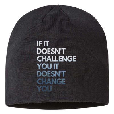 Fitness Motivation Inspirational Quote Fitness Sustainable Beanie