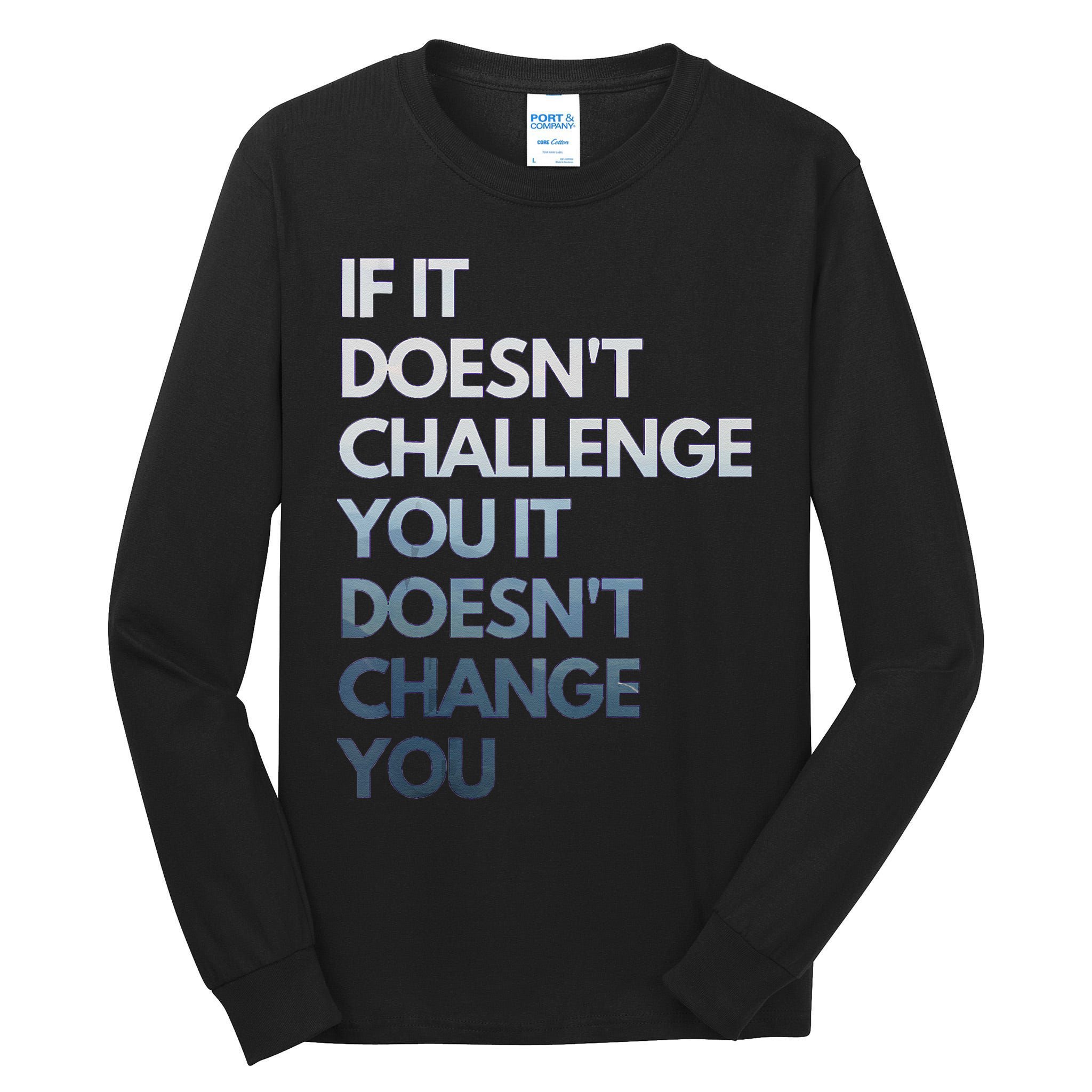 Fitness Motivation Inspirational Quote Fitness Tall Long Sleeve T-Shirt