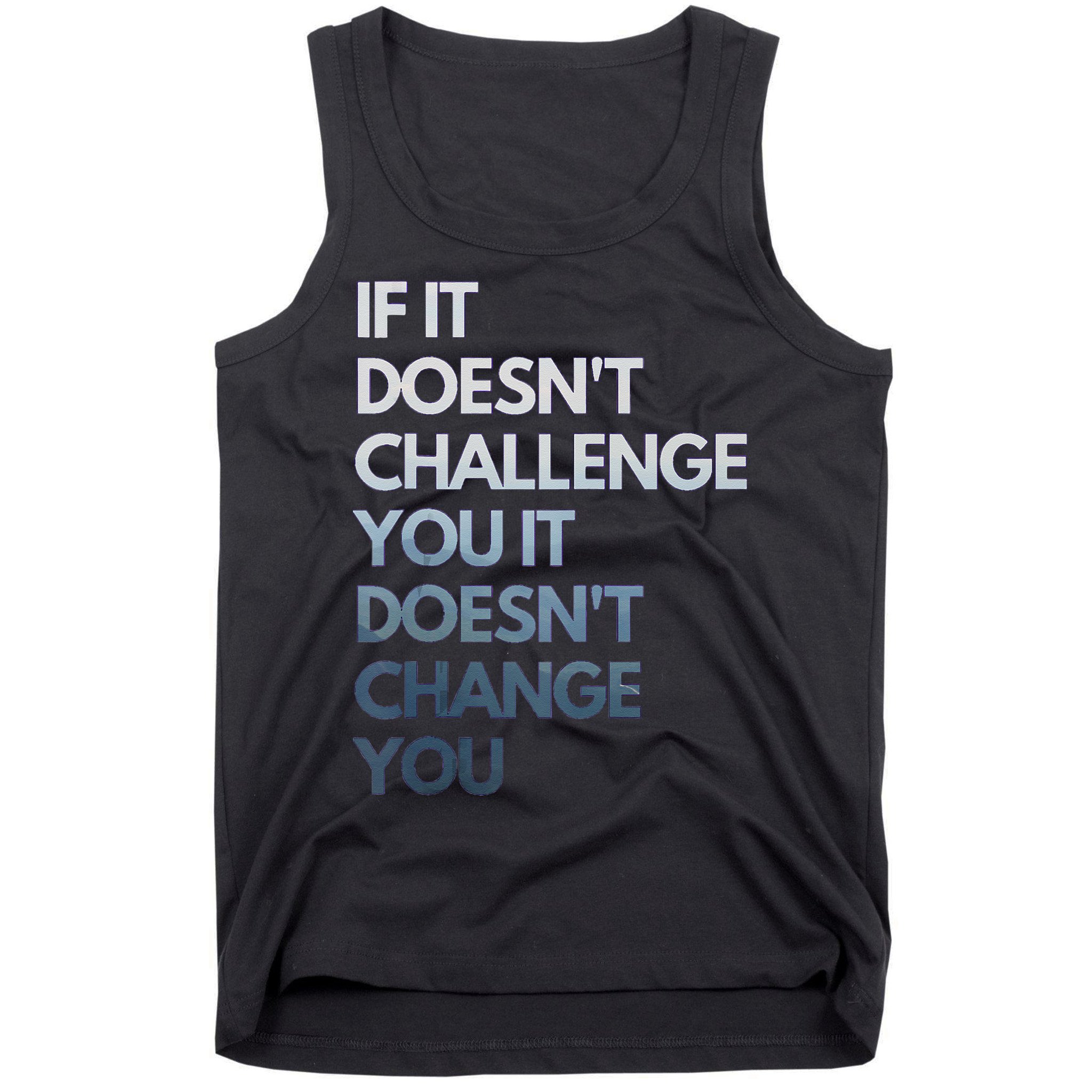 Fitness Motivation Inspirational Quote Fitness Tank Top