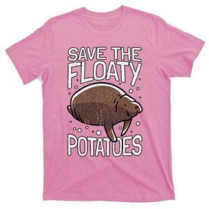 Funny Manatee I Save The Floaty Potatoes I Manatee T-Shirt