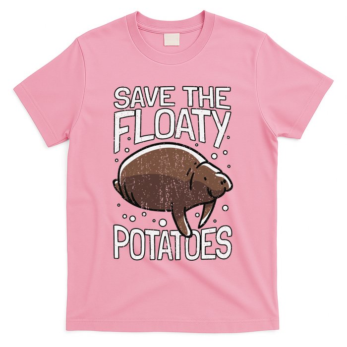 Funny Manatee I Save The Floaty Potatoes I Manatee T-Shirt