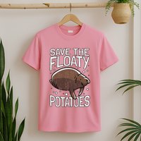Funny Manatee I Save The Floaty Potatoes I Manatee T-Shirt