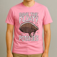 Funny Manatee I Save The Floaty Potatoes I Manatee T-Shirt