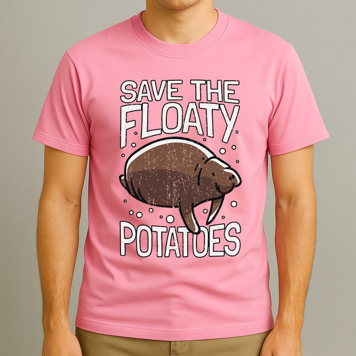 Funny Manatee I Save The Floaty Potatoes I Manatee T-Shirt
