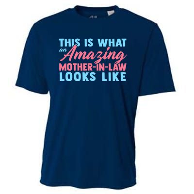 Funny Mother In Law From Daughter Mother's Day Wo Gift Cooling Performance Crew T-Shirt