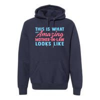 Funny Mother In Law From Daughter Mother's Day Wo Gift Premium Hoodie